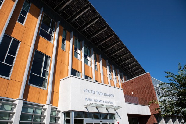 The outside of South Burlington City Hall.