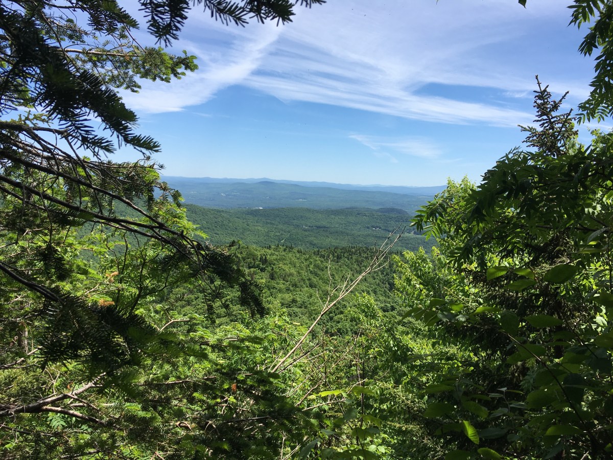 A view from the top of a mountain.