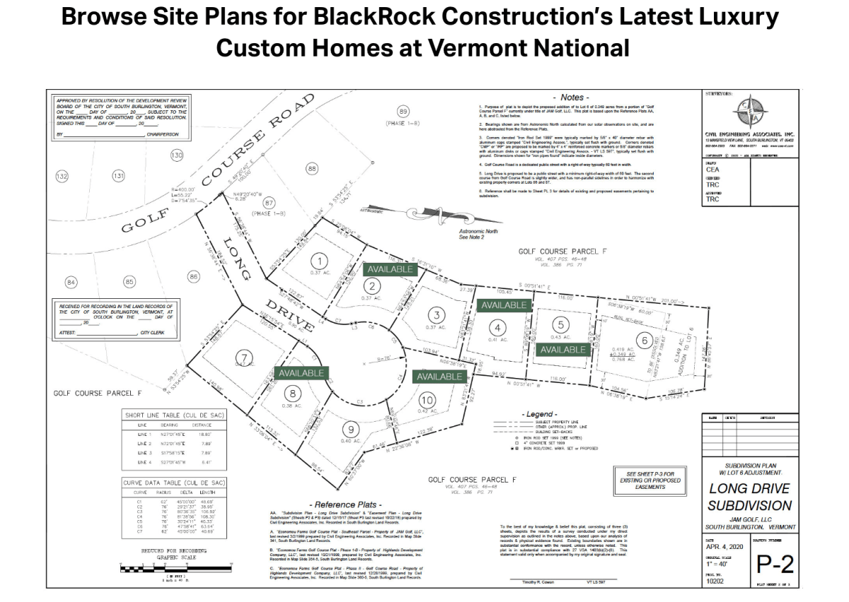 Blackrock construction's latest luxury custom homes at vermont national.