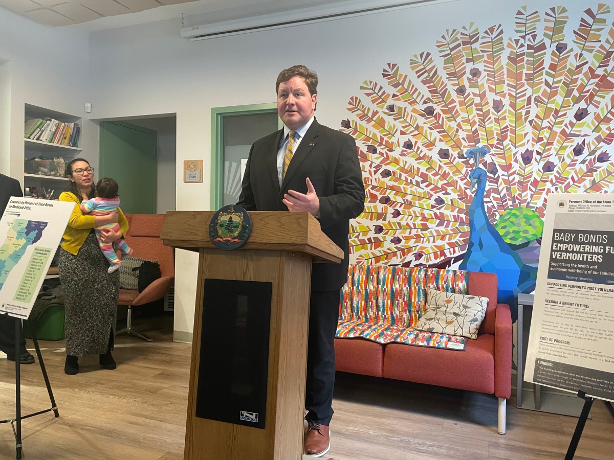 A man standing at a podium.