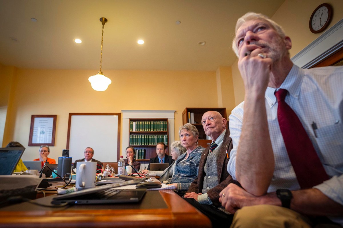 A man wearing a red tie.