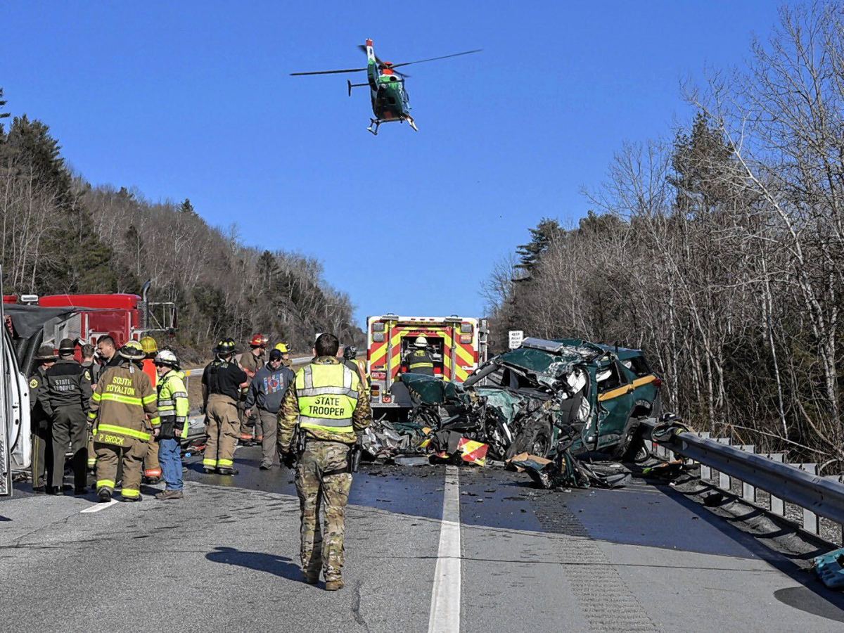 Vermont State Police trooper airlifted to hospital after crash on I-89