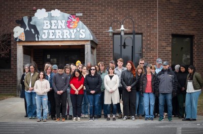 Ben & Jerry’s employees express support for CEO in silent protest at corporate headquarters
