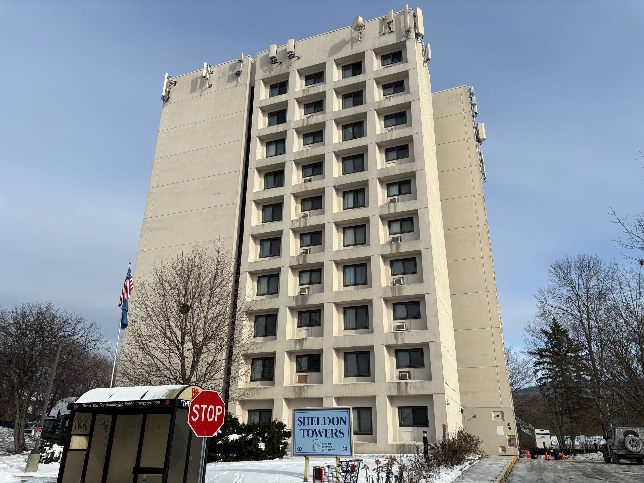 Fire triggers sprinkler flooding, displacing dozens of Rutland residents in frigid weather
