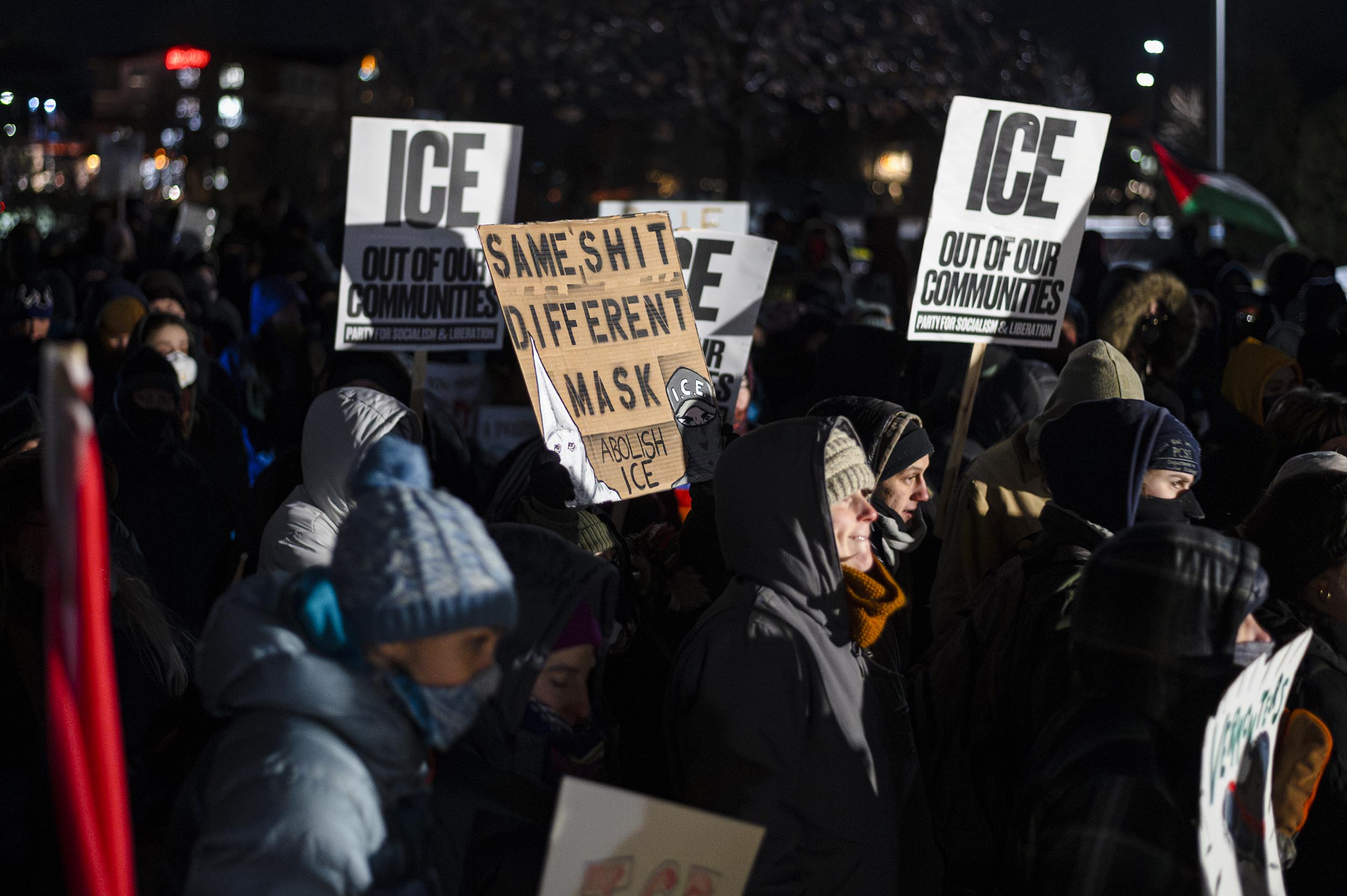 PHOTOS: Hundreds of Vermonters protest ICE in Williston