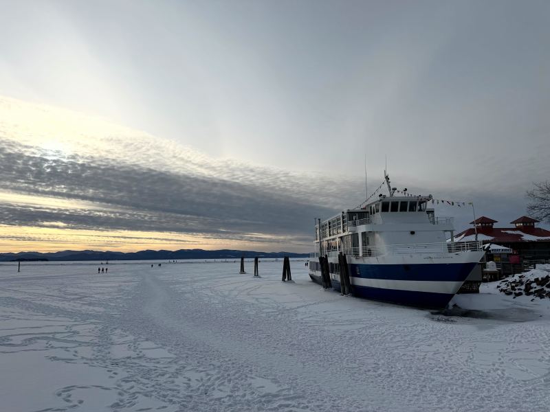 Lake Champlain fully freezes for the first time in 7 years - VTDigger