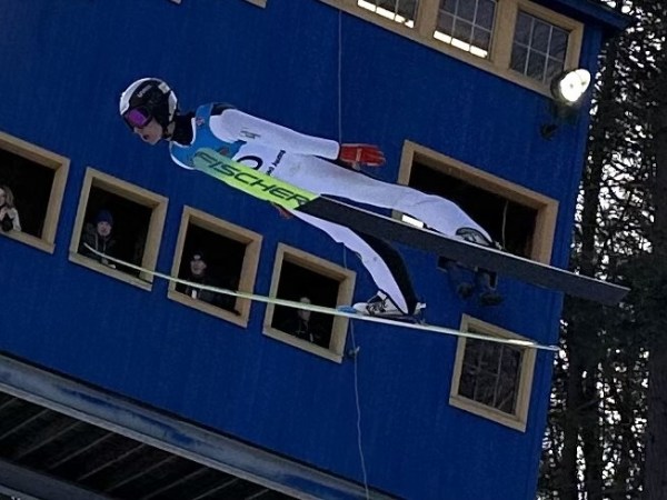 Vermont’s sole Olympic-sized ski jump caps annual competition with a surprise