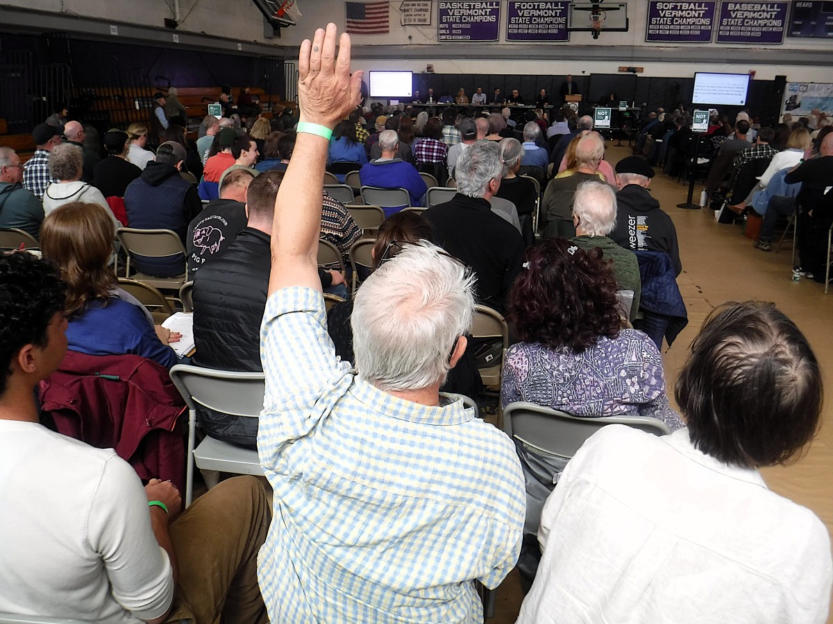 Big crowd at Brattleboro’s return to open Town Meeting backs ‘compromise’ budget