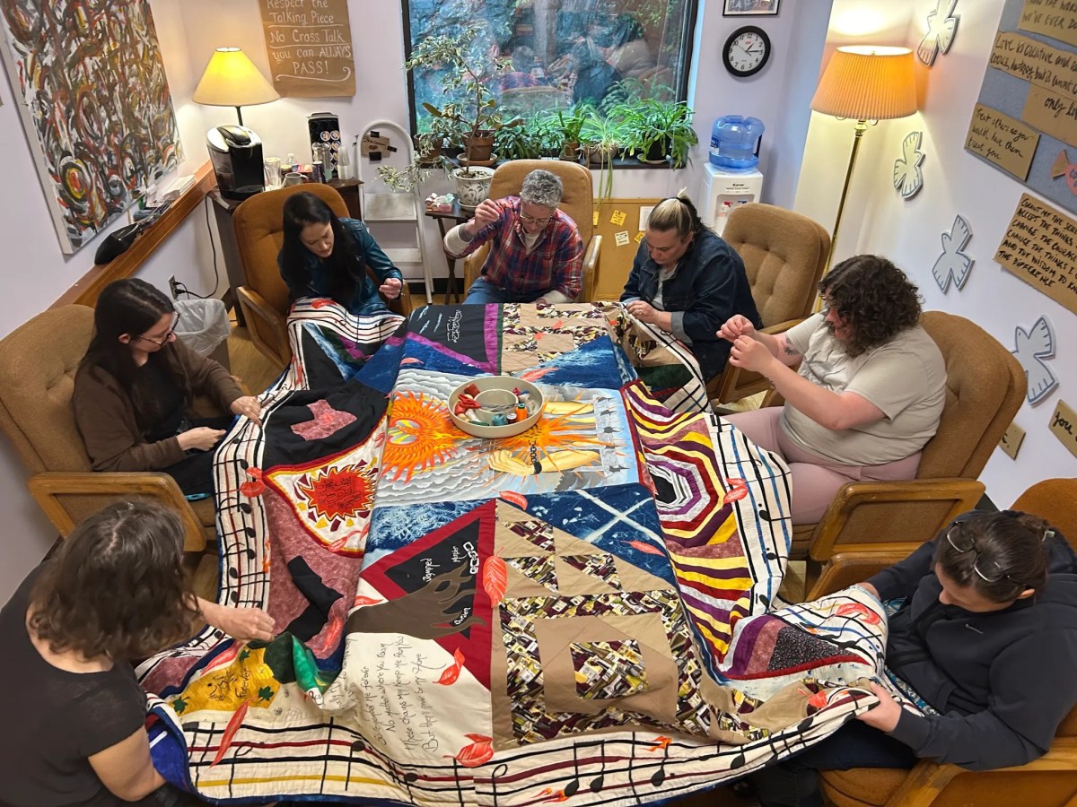 A quilt project in Brattleboro aims to sew connection across prison walls