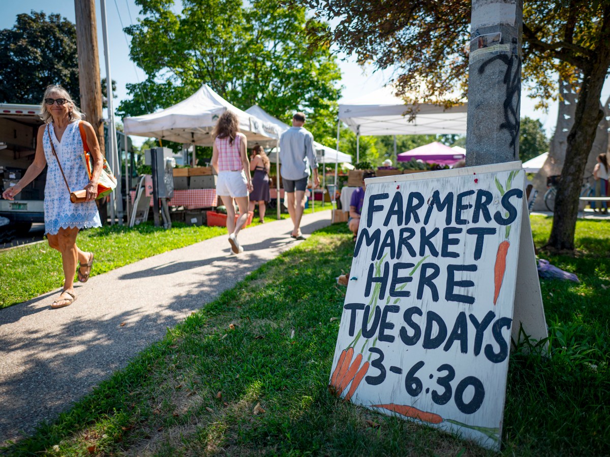 What’s a farmers market in Vermont without the farmers?