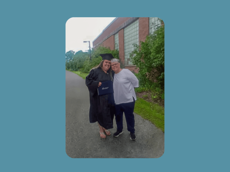 Step by step, Stacy Emerson is achieving her dream of becoming a registered nurse