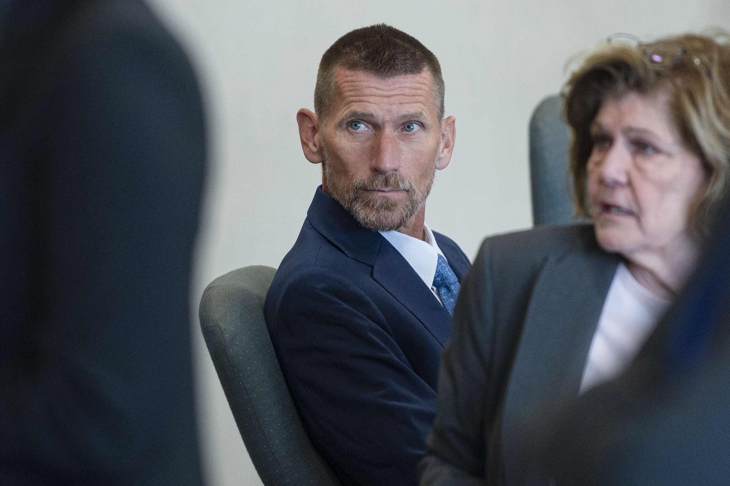 Coverage image for: ‘Go stop them now,’ Burlington man says a voice told him before shooting 3 Palestinian students, recording reveals in trial