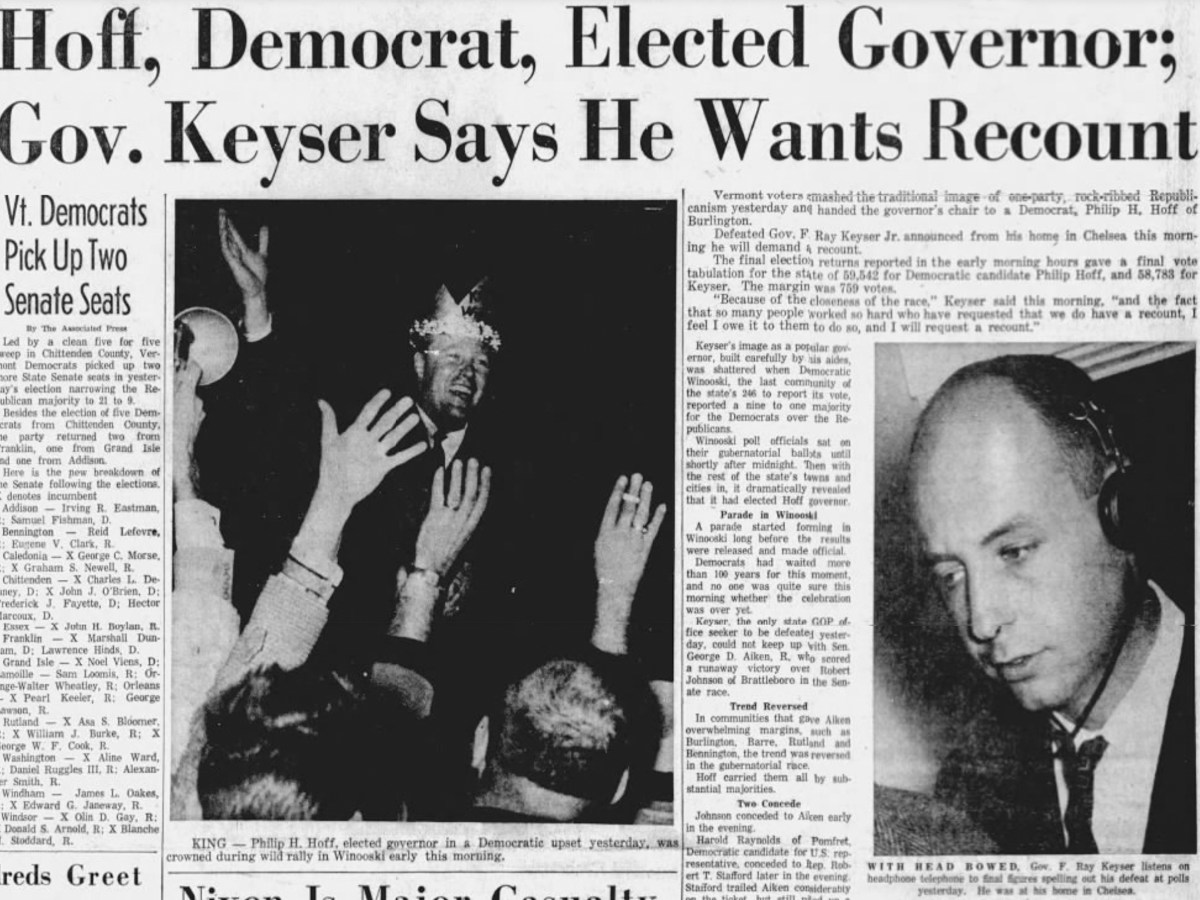 Then Again: Hoff overcame opponent and power of incumbency to make history